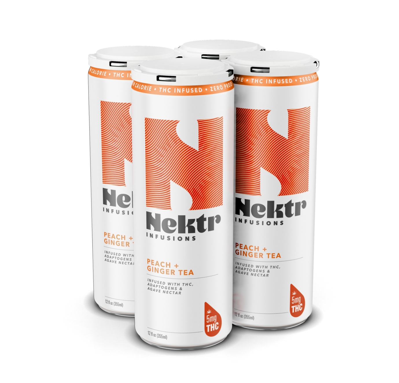 Peach + Ginger Tea 4-Pack