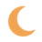 Crescent moon